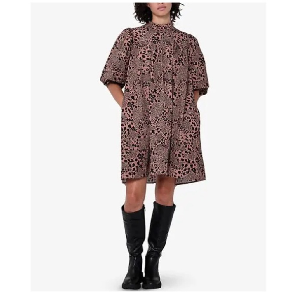 New Aligne Mixed Leopard Dress